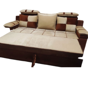 Review: Wooden Twist Wood Modern Style 5-Seater Sofa Cum Bed With Comfort Cushion (Right-Side), 48-66 Inches, Grey