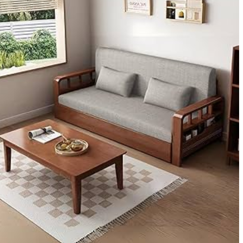 Comfortable Sofa and a Cozy Bed