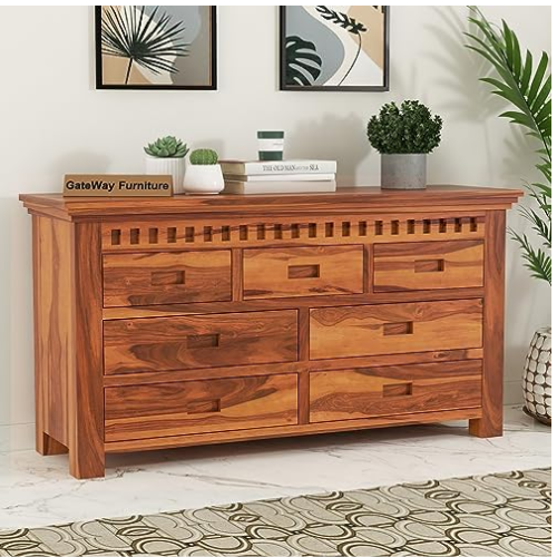 Drawer and 2-Shelf Chest of Drawers Wooden
