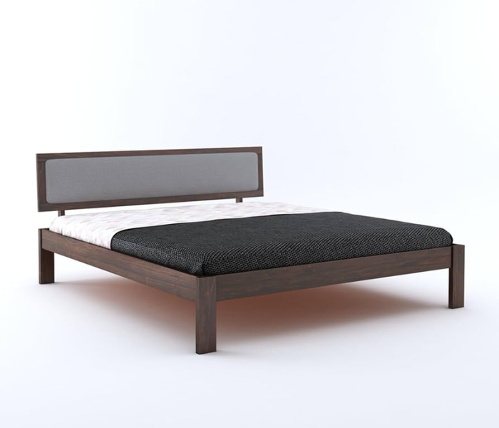 Box Storage & Upholstered Cushioned Headboard for Bedroom