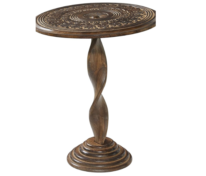 Foldable End Table Rustic Accent Table