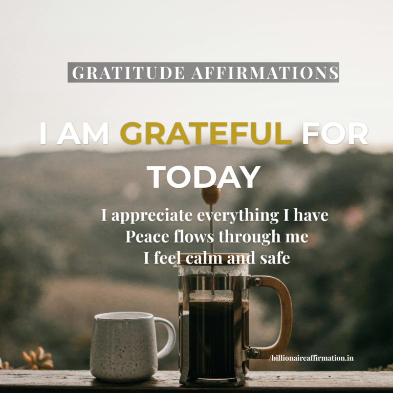 peaceful morning coffee representing gratitude and calm mindset
