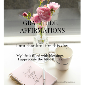 Read more about the article Gratitude Affirmations for a Peaceful Mind: Daily Thankfulness Practices