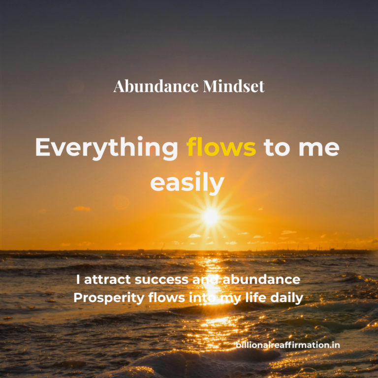 sunrise sky representing abundance mindset and prosperity thinking