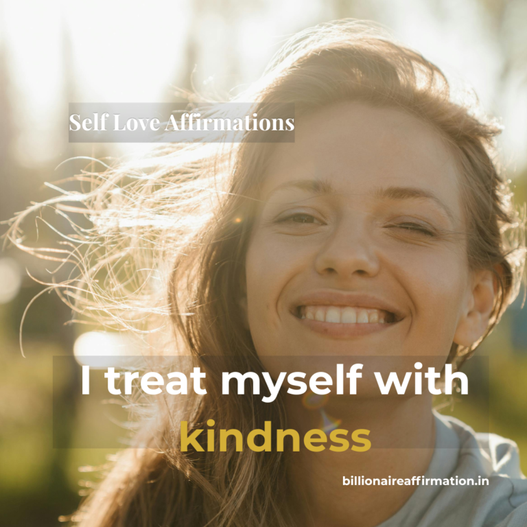 Self-love affirmations, a woman smiling in sunlight feeling confident and peaceful