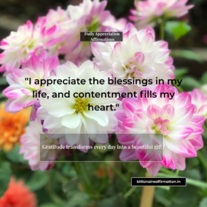 Read more about the article Daily Appreciation Affirmations for Contentment