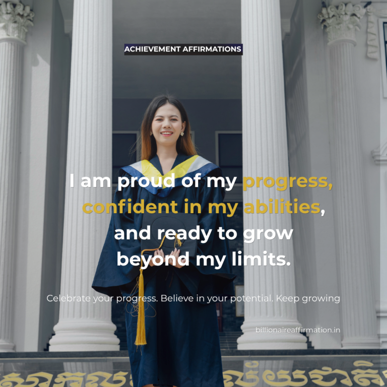 Achievement Affirmations for Personal Growth