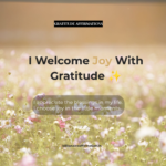 Gratitude Energy Affirmations for Joy