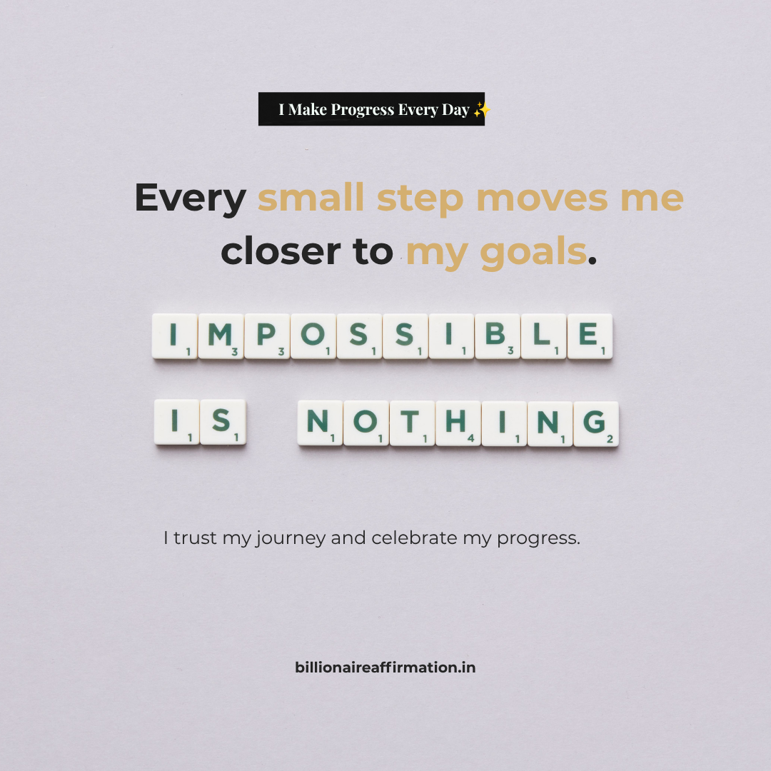 You are currently viewing Progress Affirmations for Goal Achievement